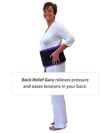 Back Relief Guru relieves pressure and eases tensions in your back.