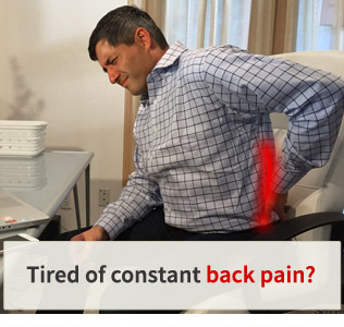 Tired of constant back pain?